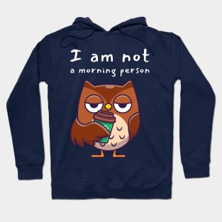 Not a morning person Hoodie